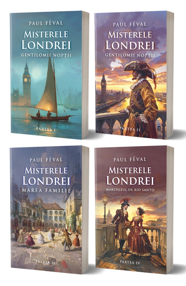 Misterele Londrei, 4 volume